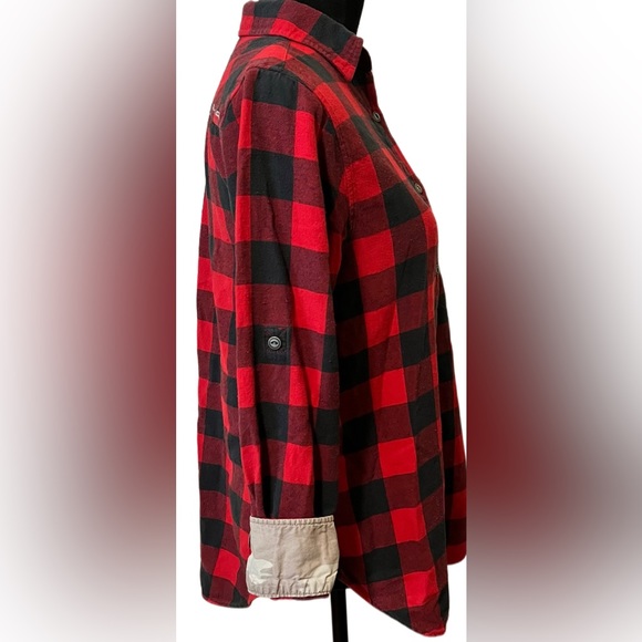 Ladies flannel button down - Picture 4 of 9